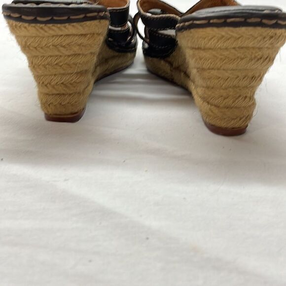 Born Wedge 61090 Strap Rope Sandals Size 10 Brown - Picture 5 of 10